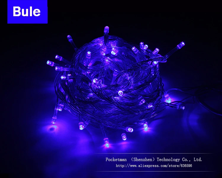 10 м 100 Светодиодная лента, светильник для дома, улицы, праздника, Рождества, Декоративной Свадьбы, Рождества, гирлянды, гирлянды, полосы, вечерние светильник s z30