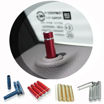 

4pcs For Chevrolet Cruze Trax Malibu Opel Mokka ASTRA J Insignia car Door Lock Stick Pin Cap Cover Trim Sport Tourer