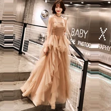 Evening Dress Sling Backless Women Party Dresses Sleeveless Pleat Robe De Soiree 2019 Long Plus Size Boat Neck Formal Gowns E679 Evening Dress Sling Backless Women Party Dresses Sleeveless Pleat Robe De Soiree 2019 Long Plus Size Boat Neck Formal Gowns E679