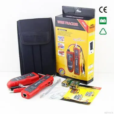 Rastreador de Fio de Telefone Rj11 com Clipe de Jacaré Noyafa Melhor-venda Cabo Tester Rede Rj45 Nf-806 Red - Imagem 5
