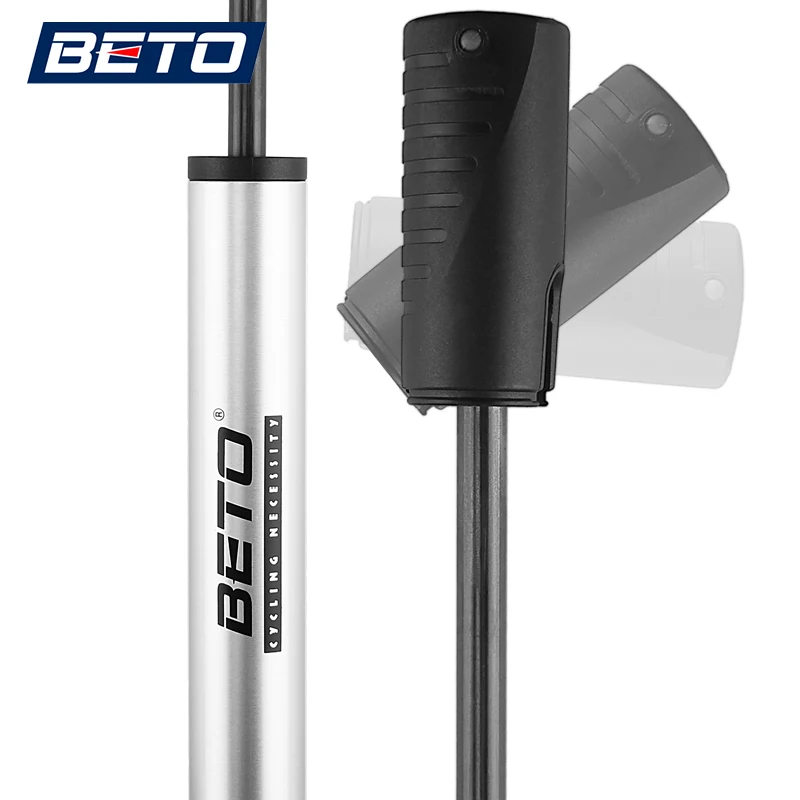 Beto Bicycle Pumps With Pressure Gauge Bike Hand Pump Air Inflator Pump For MTB Road Ball Motorcycle Bike Pump Presta Schrader Beto Bicycle Pumps With Pressure Gauge Bike Hand Pump Air Inflator Pump For MTB Road Ball Motorcycle Bike Pump Presta Schrader