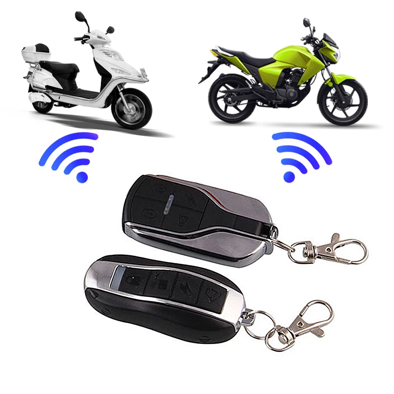 Универсальная мотоциклетная велосипедная сигнализация для скутера, противоугонная охранная сигнализация, мото пульт дистанционного управления, запуск двигателя+ Alarme Moto динамик
