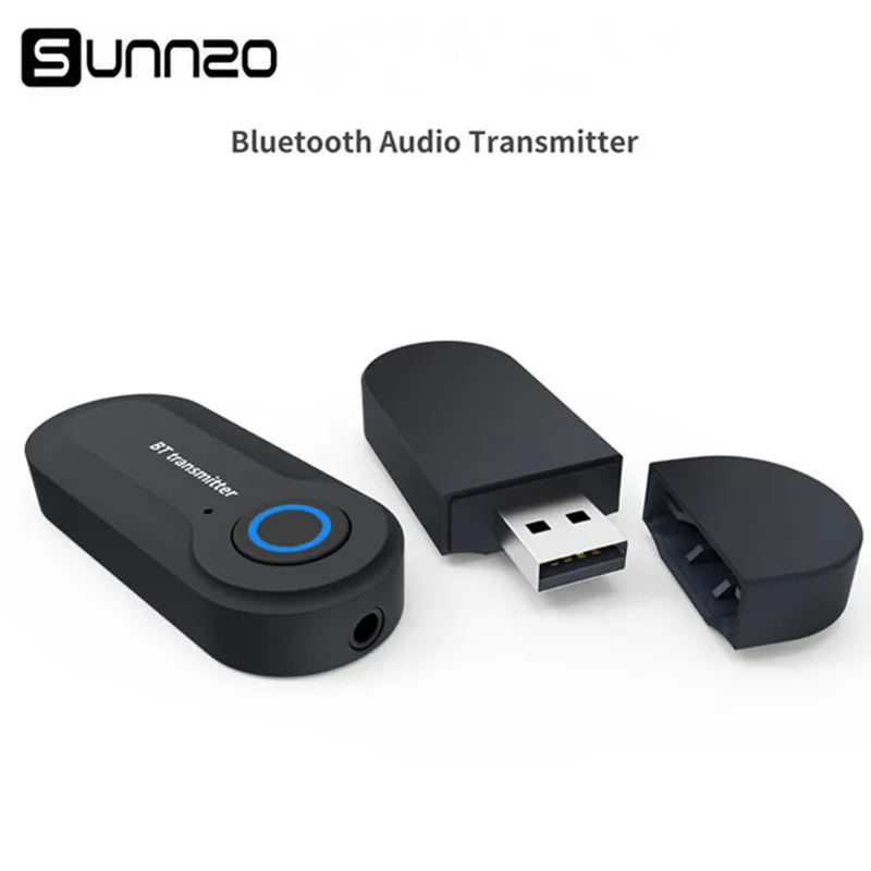 

Bluetooth Transmitter Receiver Wireless Audio Adapter Connected to 3.5mm Audio Devices, A2DP Stereo Music Transmission for TV