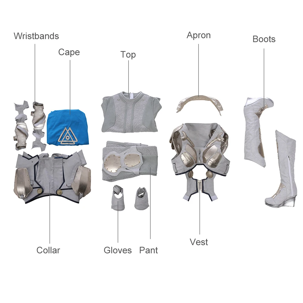 Костюм для косплея «Тор 3», «ранарок Валькирия», «Тор», «Валькирия», серебряная форма для Хэллоуина, на заказ