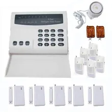 Wireless Security Alarm System DIY Kit with PTSN Auto Dial & calling Motion Detectors for Home & Business Complete Security