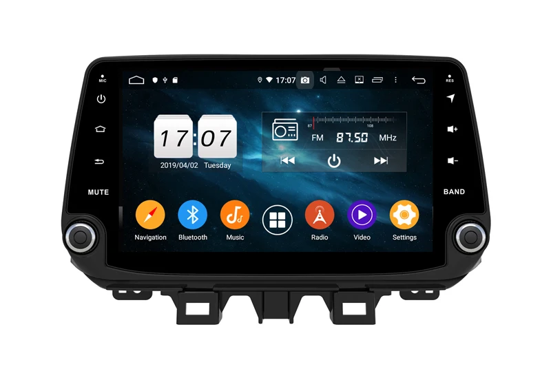 Top 9" car multimdia player for hyundai IX35 Tucson 2018 with android 9.0 system octa core PX5 4G RAM 64G ROM car audio stereo 4