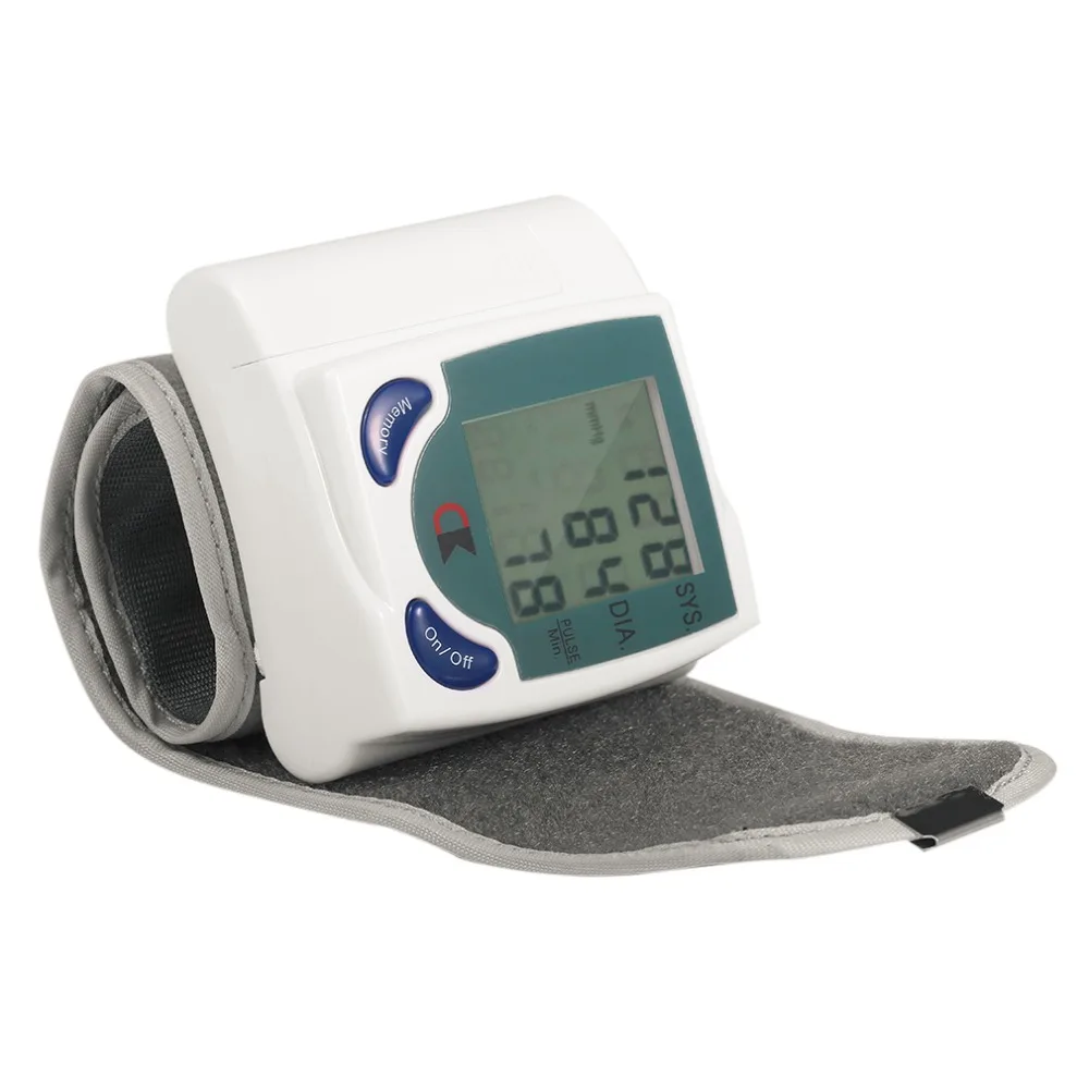 Home Automatic Wrist Digital Lcd Blood Pressure Monitor Portable Tonometer Meter For Blood Pressure Meter Oximetro De Dedo