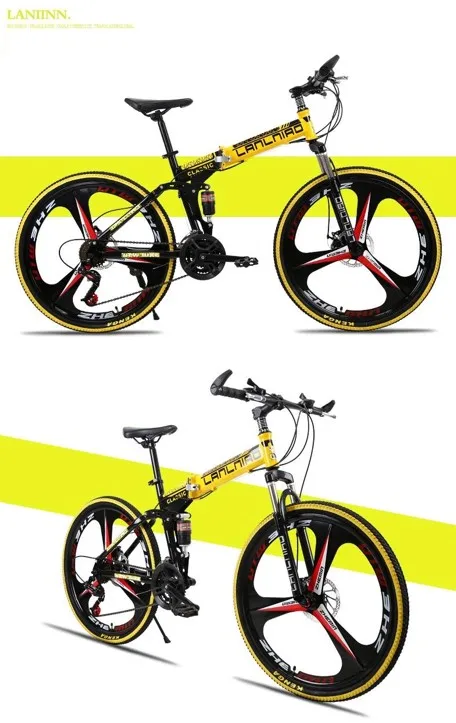 Flash Deal LLNiao Mountain bike 24/26 inch Tire 21/27-speed double disc brakes Bicycle 20