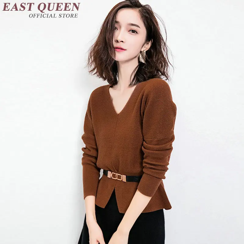 Women sweaters and pullovers bodycon slim fitting womens sweaters 2018 v-neck winter women sweater 2018 DD130 C