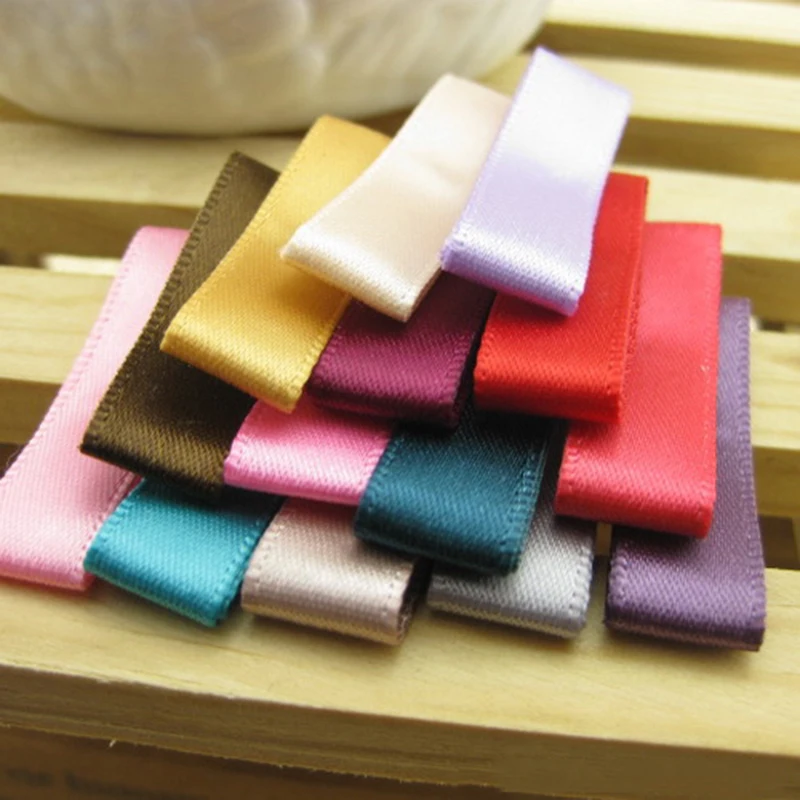 5meter/lot 10mm single-sided polyester ribbon handmade DIY hair accessory bow gift wrap ribbon kado lint T-052