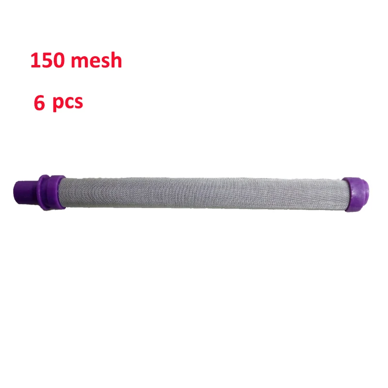 Free shipping 6 pcs Airless paint sprayer gun filter 150 mesh airless
