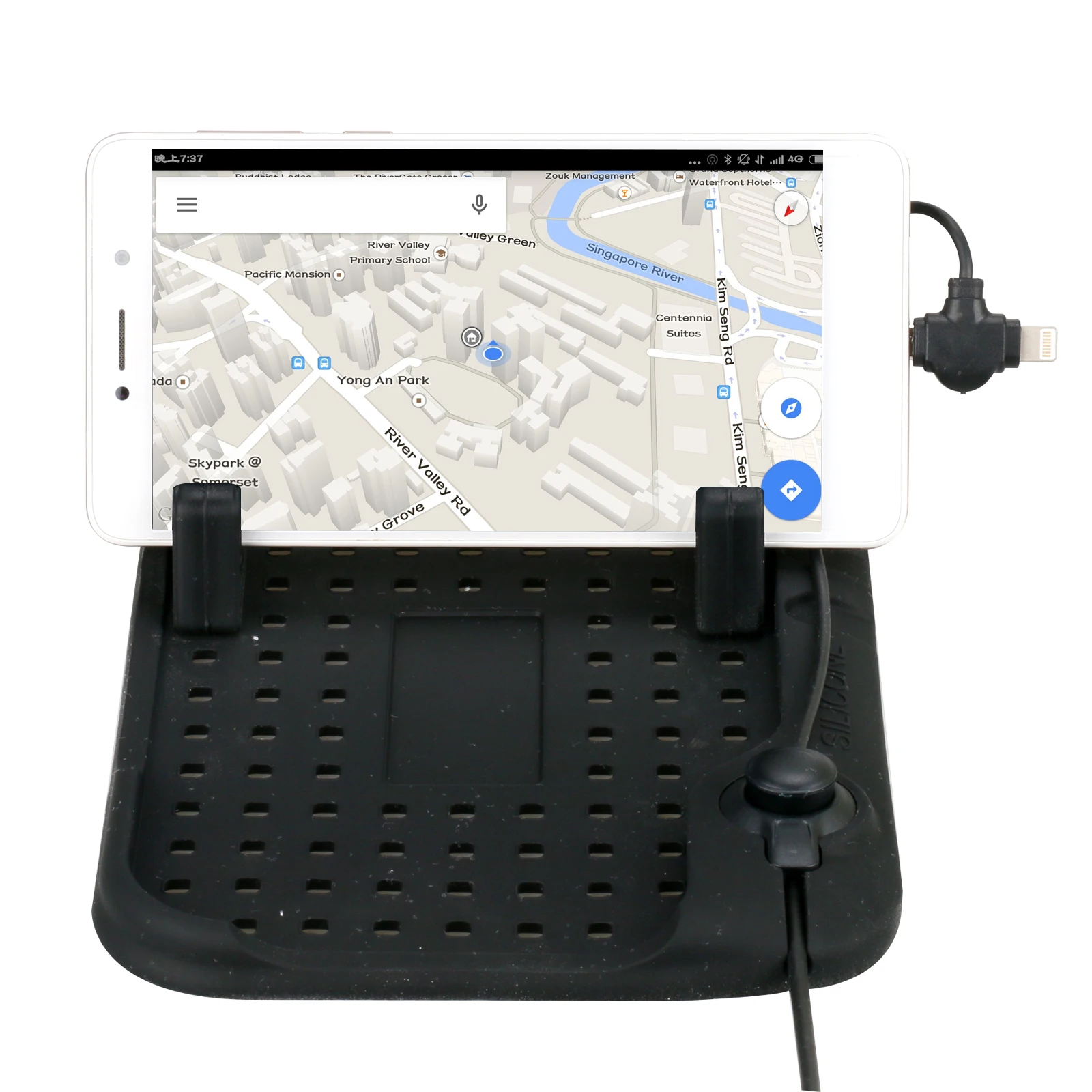 Mr Cartool Противоскользящий коврик автомобильный гаджет gps на приборной панели