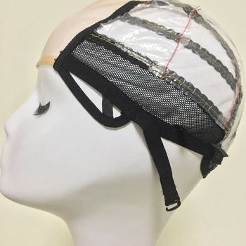 Mesh Front Glueless Lace Wig Cap For Making Wigs With Adjustable Straps Weaving Caps For Women Hair & Hairnets Easycap  6021 3