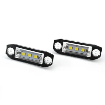 

2 pcs 24 SMD car led license plate light lamp For Volvo S40 S60 S80 XC70 XC60