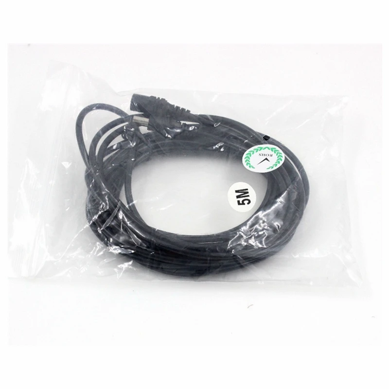 SUCAM 2Piece DC 12V Power Extension Cable 2.15.5mm Male to Female Connector Cables for Led and Security CCTV Camera Accessories 2