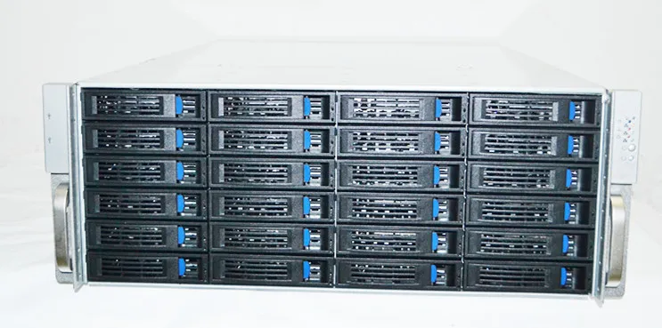 New 4U 24 hard disk bit hot plug server storage cabinet