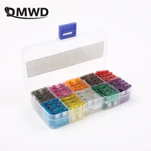 Автомобильная Лодка Грузовик лезвие предохранителей комплект ассортимент 2A 3A 5A 7.5A 10A 25A 30A клип ассортимент Авто Лезвие Тип предохранитель комплект грузовик