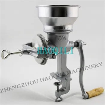 

Manual hand home large walnut peanut flour mill tinned iron mill grain grinder herbs
