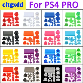 

cltgxdd Full Set Joysticks Dpad R1 L1 R2 L2 Direction Key ABXY Buttons jds 040 jds-040 For Sony PS4 Pro Controller Joystick