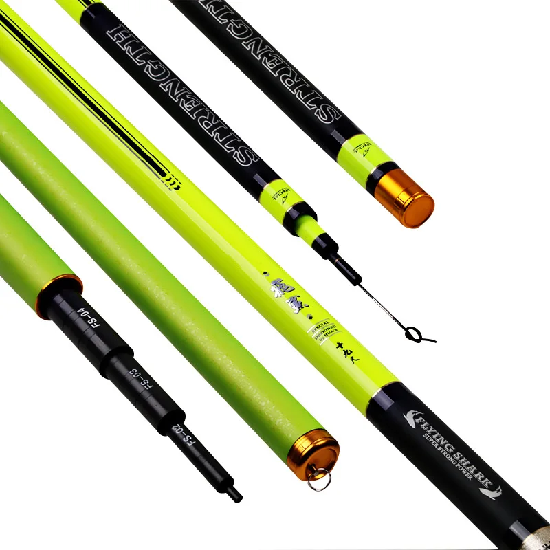 Buy Anzhenji 2018 Top Super Hard Taiwan Fishing Rod Carbon Stream Rods Power