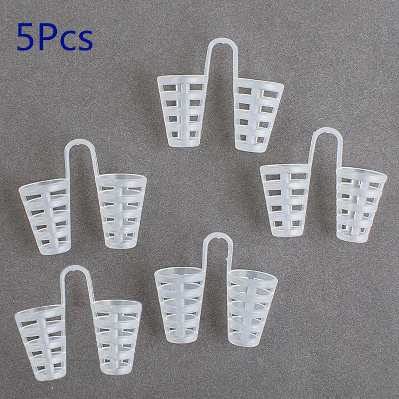 5Pcs Anti-Snoring Breathe Aid Stop Snore Device Anti Apnea Nose Clip Sleeping Equipment Snoring Healthy Care | Красота и здоровье