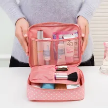 Portable Toiletry Cosmetic Bag Waterproof Makeup Make Up Wash Organizer Zipper Storage Pouch Travel Kit Handbag Brand Design