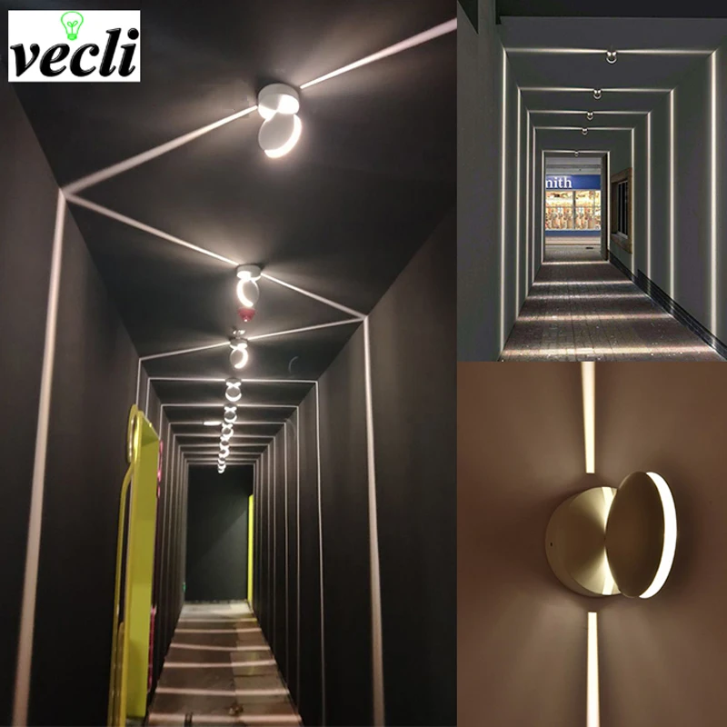  outdoor Waterproof 8w led wall lamp surface mounted led wall sconce liner wall light Aisle Bedroom  - 32847036147