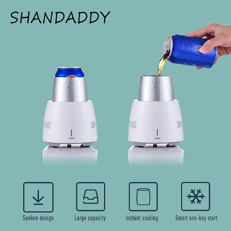 

Mini USB Fridge newest Refrigerator Instant Cooling Cups Portable USB Cooler Summer Cooling Maker gadgets Fast Cooling Device