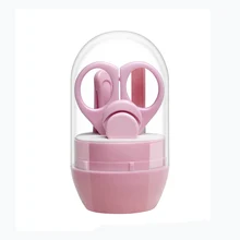 Уход за ногтями 4 шт книпсеры для младенца набор безопасные Пинцеты и пилка для ногтей Уход за детскими ногтями Набор для новорожденных малышей Безопасность детей ABS