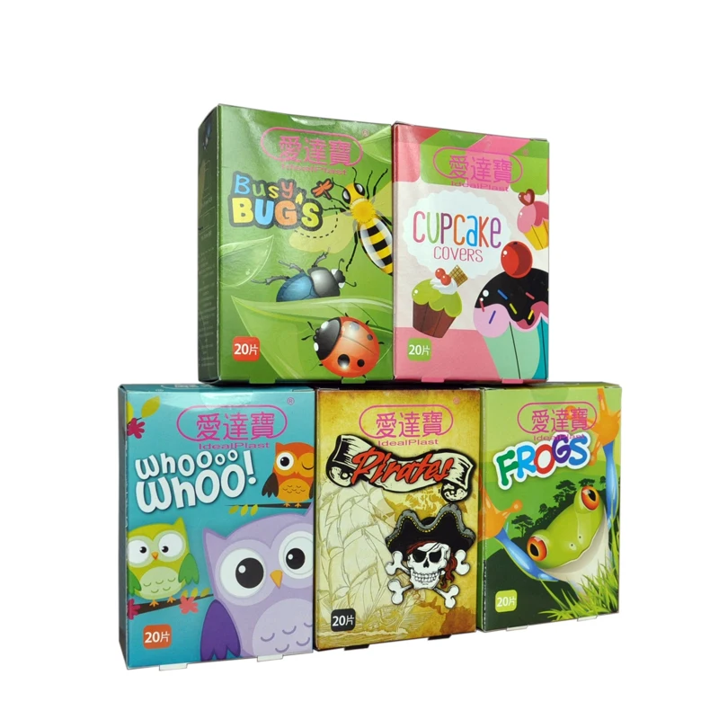 

100pcs Cartoon Band Aid for Children Kids Breathable Waterproof Hemostasis Adhesive Bandages Mini Band-aids First Aid supplies