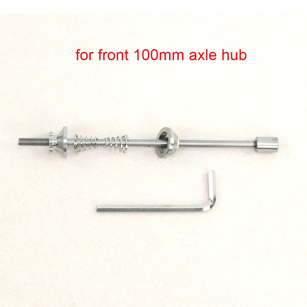 Paire D’axes De Roue Rapides Lightweight – Titane/Carbone – 100/135 Mm – Occasion