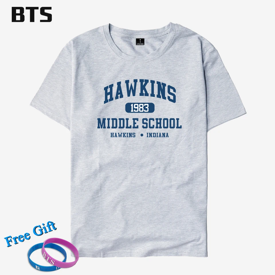 

Stranger Things Fashion T Shirt Men Hip Hop Creative Male Casual Oversize Streetwear Tops Tracksuit Funny T-shirt Plus Size