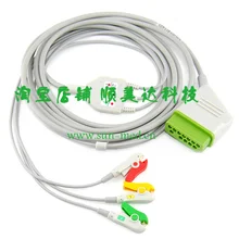 Nihon Kohden монитор пациента цельный ЭКГ кабель 3 приводит