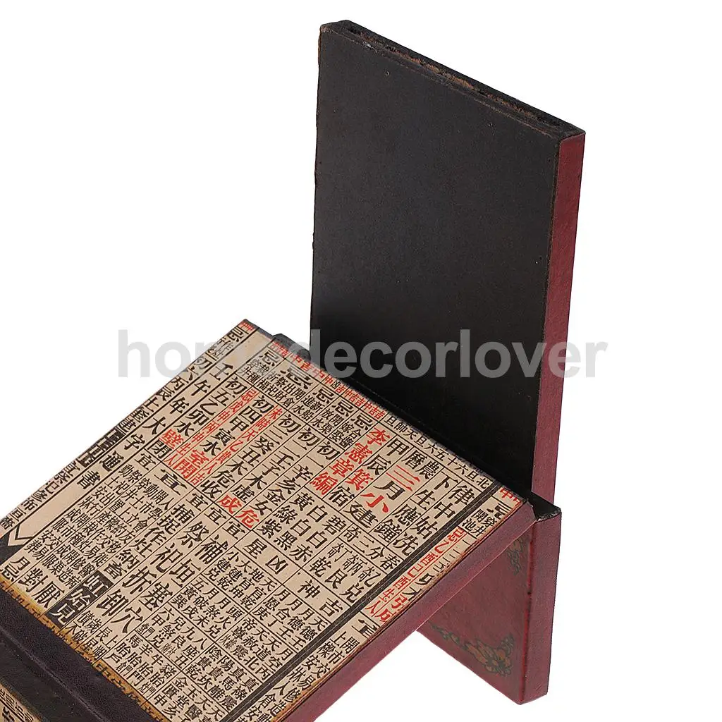 Vintage Wooden Mirror Dressing Case Jewelry Cosmetic Storage Display Box Container Handicraft Collectibles Gift House Decoration