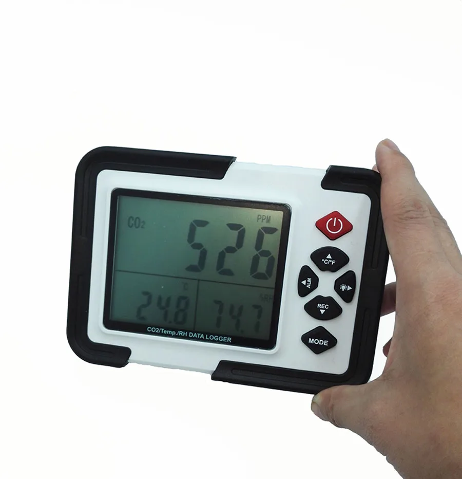 Digital CO2 Monitor CO2 Meter Gas Analyzer detector 9999ppm CO2 ...
