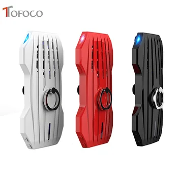 

GamePad Cooler Cooling Fan Gamepad Ring Holder Stand 2000 mAH Power Bank LED Silica Gel Adsorption for 4-6 inch Smartphone