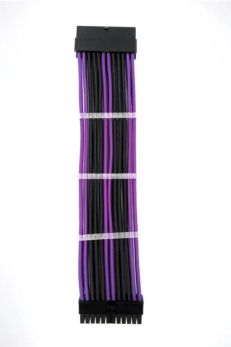 WinKool M/B ATX 24PIN 18AWG основной черный удлинитель штырь гнездо кабель питания