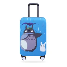 Эластичный Чемодан Чехлы чемодан пыле стирка протектор с изображением героя мультфильма «Мой сосед Тоторо дизайн 20/21/22/24/26/28/29/30/32