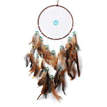 

60 cm Car Hanging Pendant Wind Chimes Feathers Dream Catcher Dreamcatcher Home Wall Decor
