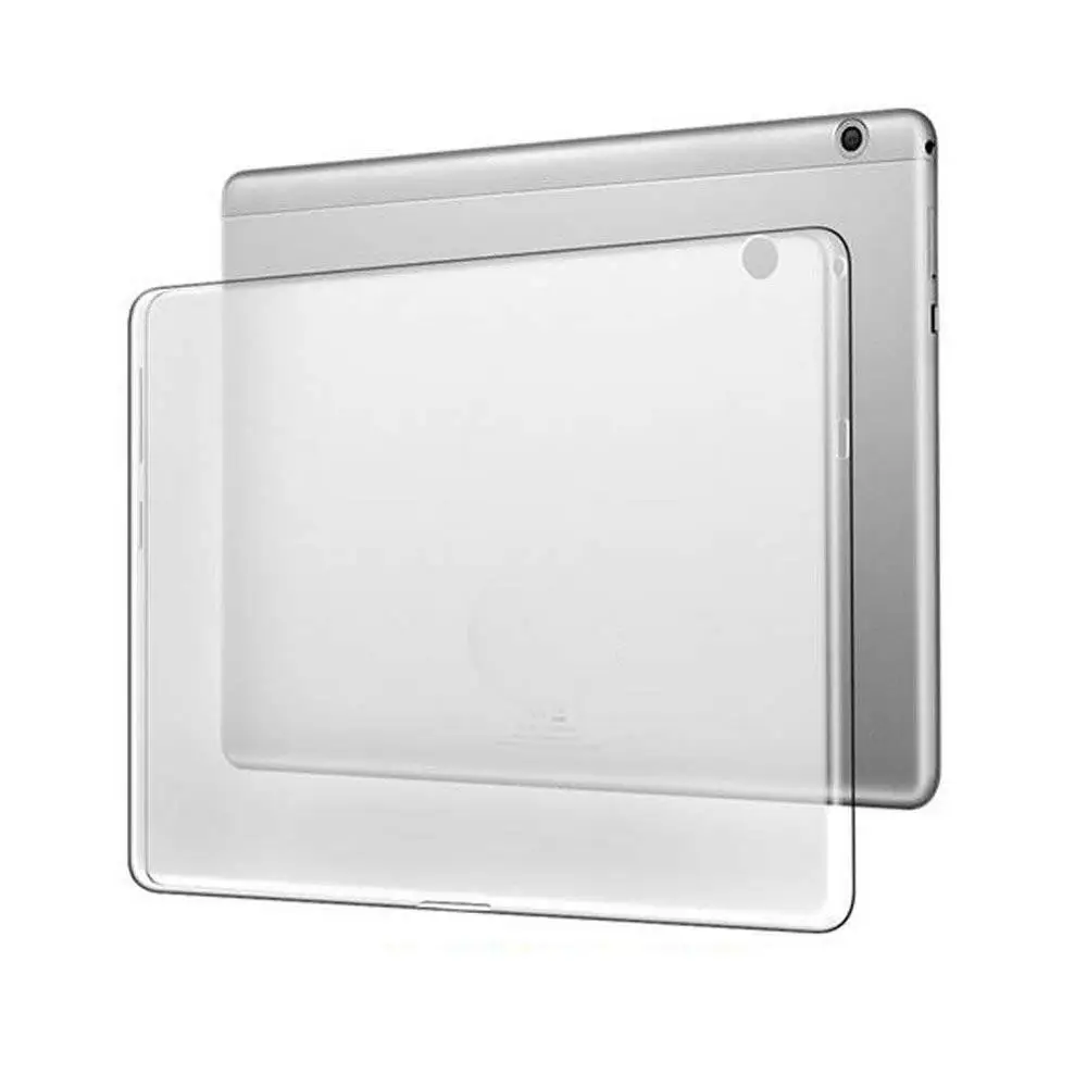 Soft TPU Case Закаленное Стекло Экран протектор для huawei Mediapad T3 9,6 AGS-L09 AGS-L03 1" планшет Экран Стекло чехол для huawei T3 10 - Цвет: Soft TPU Case