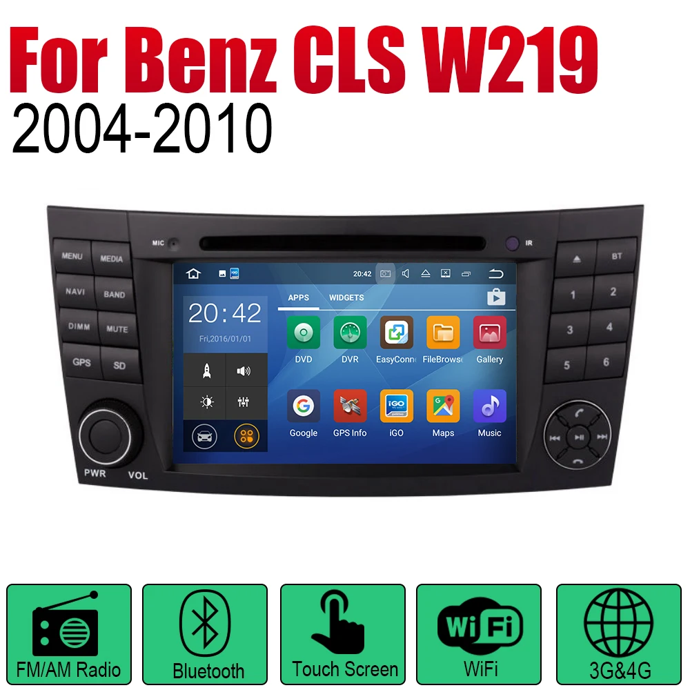 Best Android 2 Din Auto Radio DVD For Mercedes Benz CLS Class W219 2004~2010 NTG Car Multimedia Player GPS Navigation System Radio 1 Best Android 2 Din Auto Radio DVD For Mercedes Benz CLS Class W219 2004~2010 NTG Car Multimedia Player GPS Navigation System Radio 1