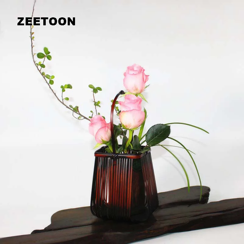 Набор корзин для цветов Ikebana ручной работы в японском стиле Настольная Ваза