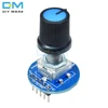 Capuchon de bouton de potentiomètre rotatif, Module de commande numérique, commutateur de contrôleur d'encodeur rotatif 5V, Kit de bricolage, Module de carte PCB électronique ► Photo 2/6