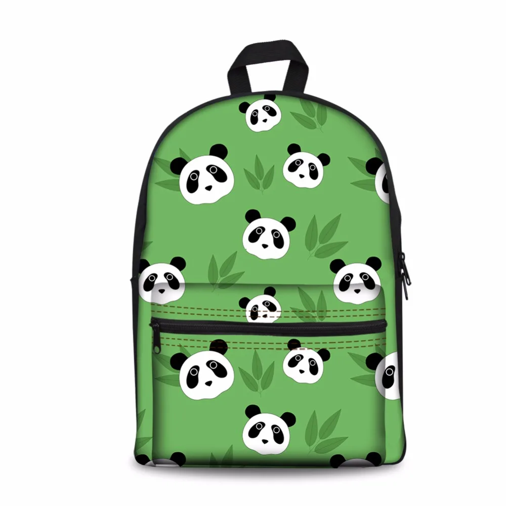 #*Cheap Noisydesigns Canvas Backpack Middle School Boys Women Cute Panda Pattern Backpacks Multi purpose Leisure Bag Kid Girl Female