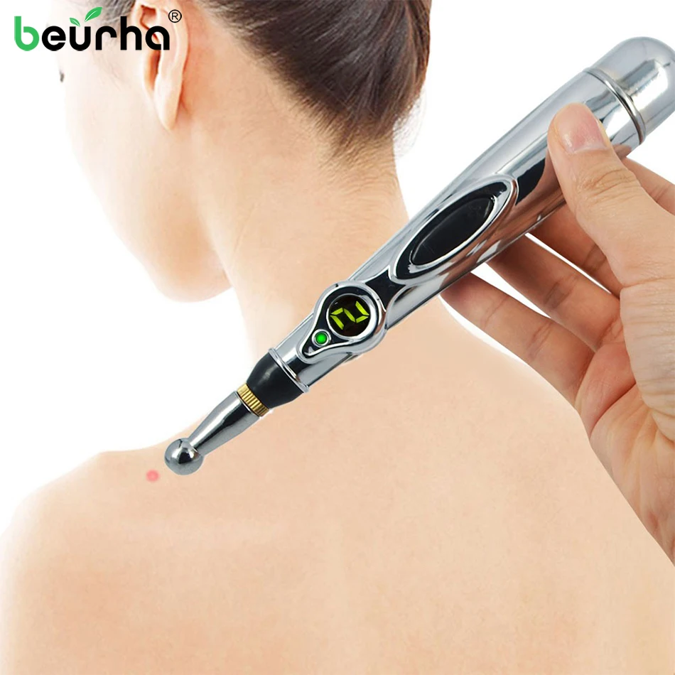 

Electronic Acupuncture Pen Electric Meridians Acupuncture Machine Magnet Laser Therapy Heal Instrument Meridian Energy Pen