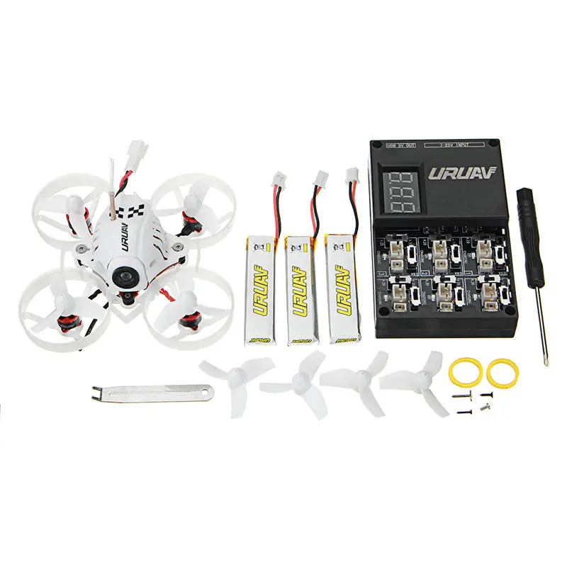 URUAV UR65 65 мм FPV гоночный Дрон BNF Crazybee F3 Контроллер полета OSD 5A Blheli_S ESC 5,8G 25mW VTX RC Квадрокоптер