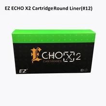 EZ ECHO-X2 картридж иглы регулярные длинный конус Круглый Liner татуировки иглы для поворотный картридж Татуировки Ручка 20 шт./кор.