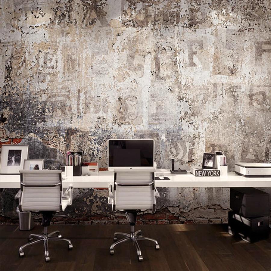 Online Get Cheap Industrial Wallpaper Roll -Aliexpress.com Free Shipping industrial style cement wallpaper retro brick wall restaurant tea shop office bedroom living room - Online Get Cheap Industrial Wallpaper Roll -Aliexpress.com