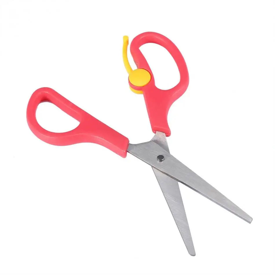 3 Color Baby Stainless Steel Food Scissors Supplement Tool Multi-function Food Vegetables Scissors PP handle slip-proof