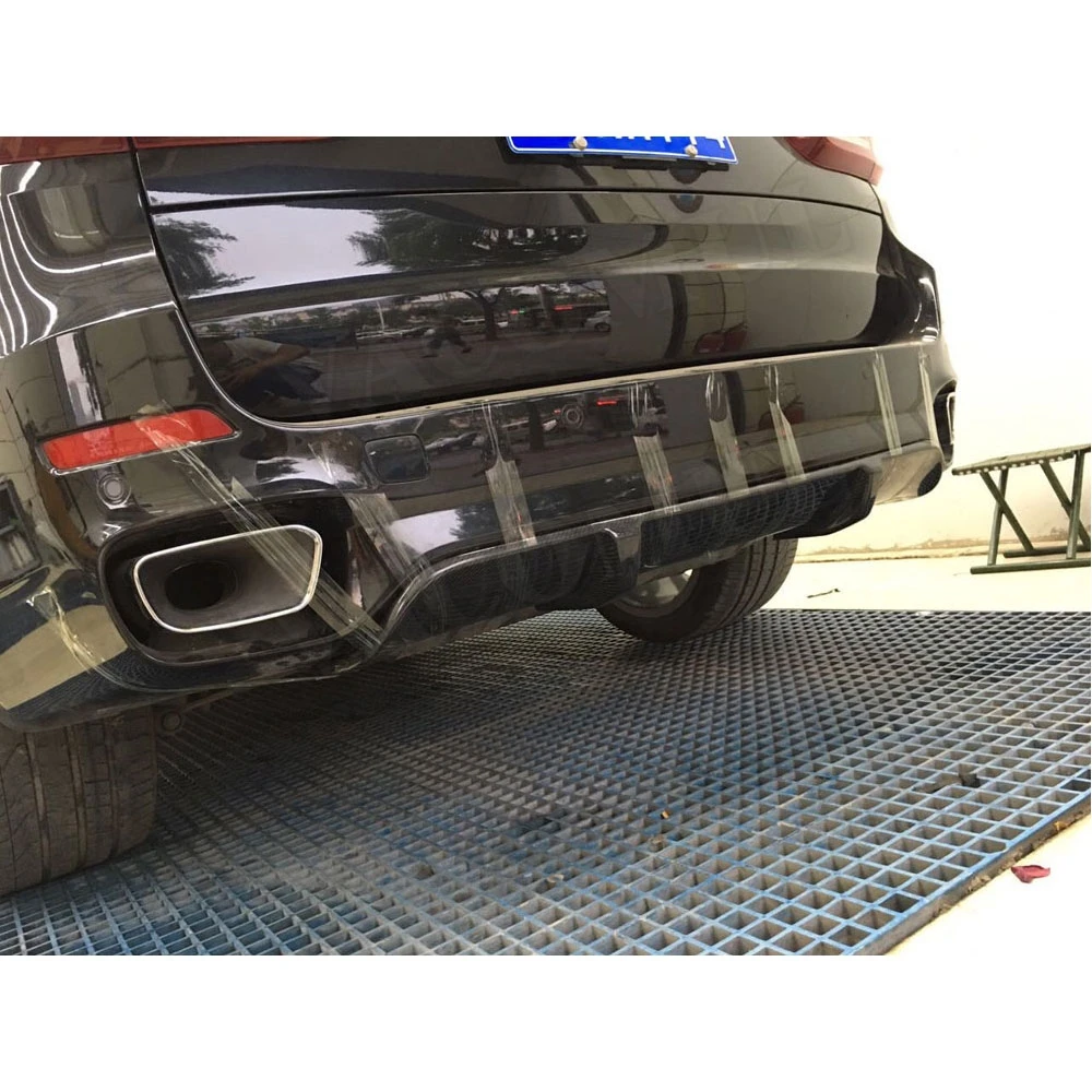Углеродное волокно передний спойлер задний диффузор для губ разветвители BMW X5 F15 M
